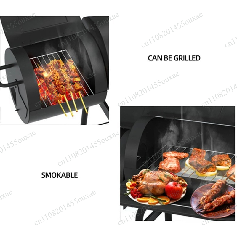 เตาบาร์บีคิวถ่านแบบสองด้านขนาด - Camping Double Cooking Stove บทวิจารณ์และราคา