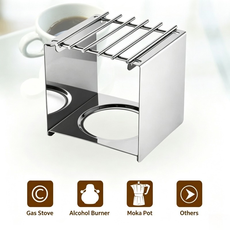 ขาตั้งเตาสแตนเลสทรงสี่เหลี่ยมส - Camping Cooking Tin บทวิจารณ์และราคา