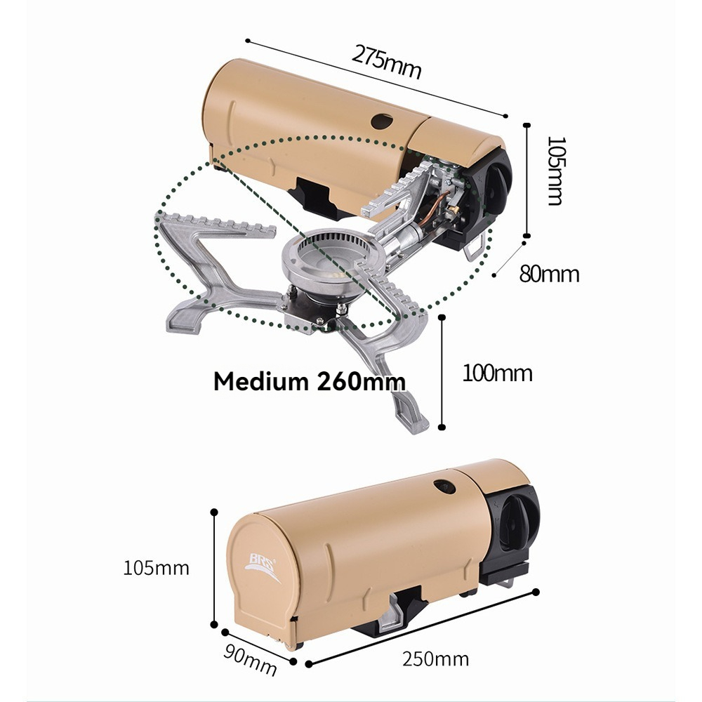 BRS-99 Camping กลางแจ้งแบบพกพา - Camping Cooking Burner บทวิจารณ์และราคา