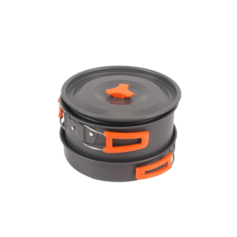 ชุดเครื่องครัวพกพาสำหรับกิจกรร - Camping Cooking Set With Kettle บทวิจารณ์และราคา