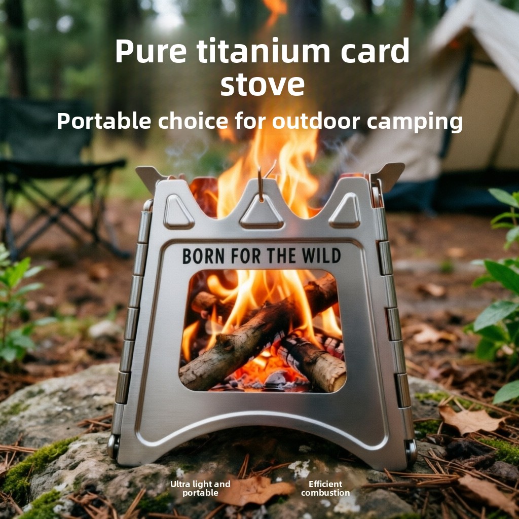 เตาไม้พับได้ขนาดกะทัดรัด TiFor - Camping Cooking Burner บทวิจารณ์และราคา