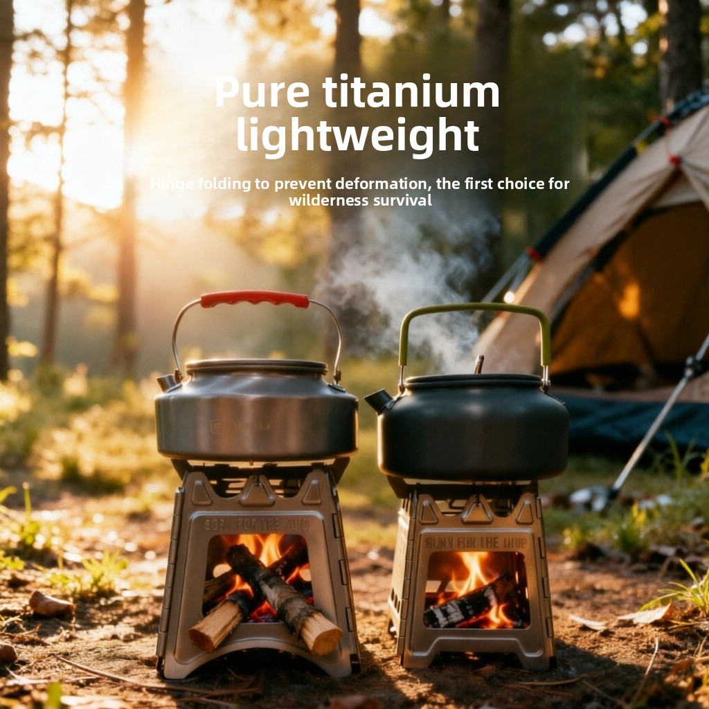 เตาไม้พับได้ขนาดกะทัดรัด TiFor - Camping Cooking Burner บทวิจารณ์และราคา