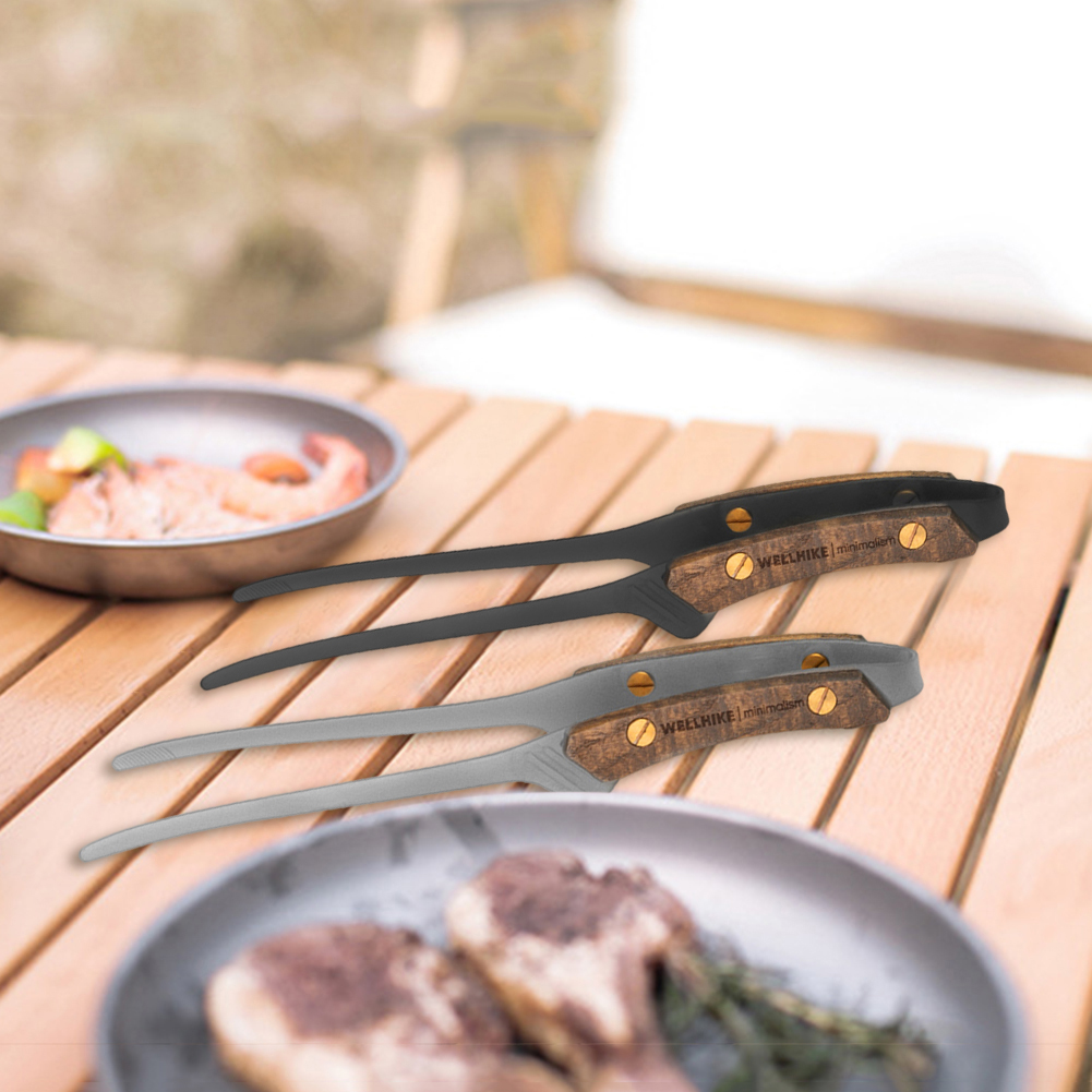 ที่คีบบาร์บีคิวแบบโบราณสำหรับป - Vintage Camping Cooking Set บทวิจารณ์และราคา