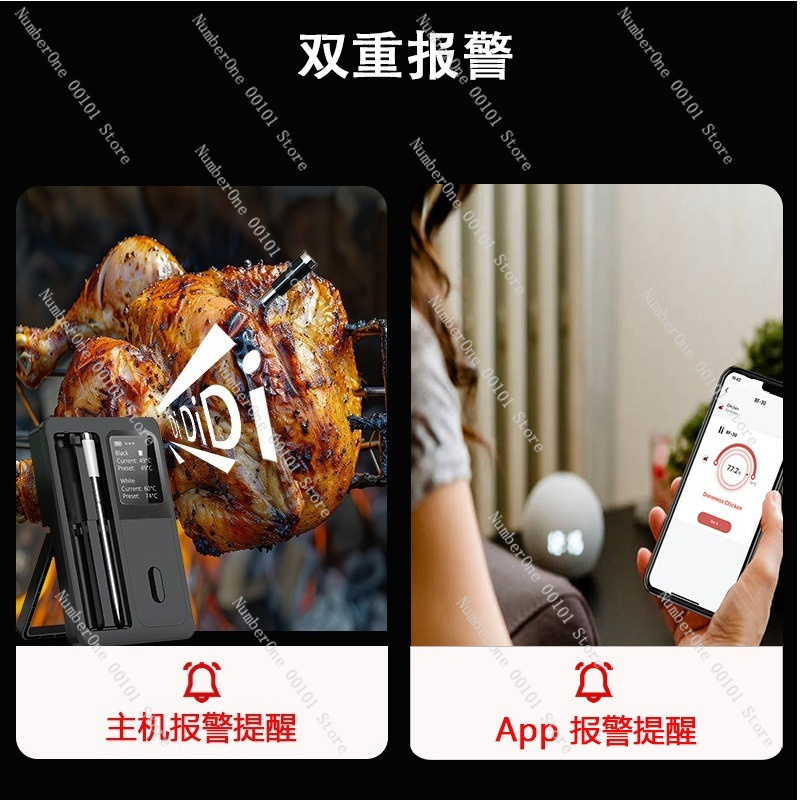 เครื่องวัดอุณหภูมิเนื้อไร้สายบ - Meat Thermometer Camp บทวิจารณ์และราคา