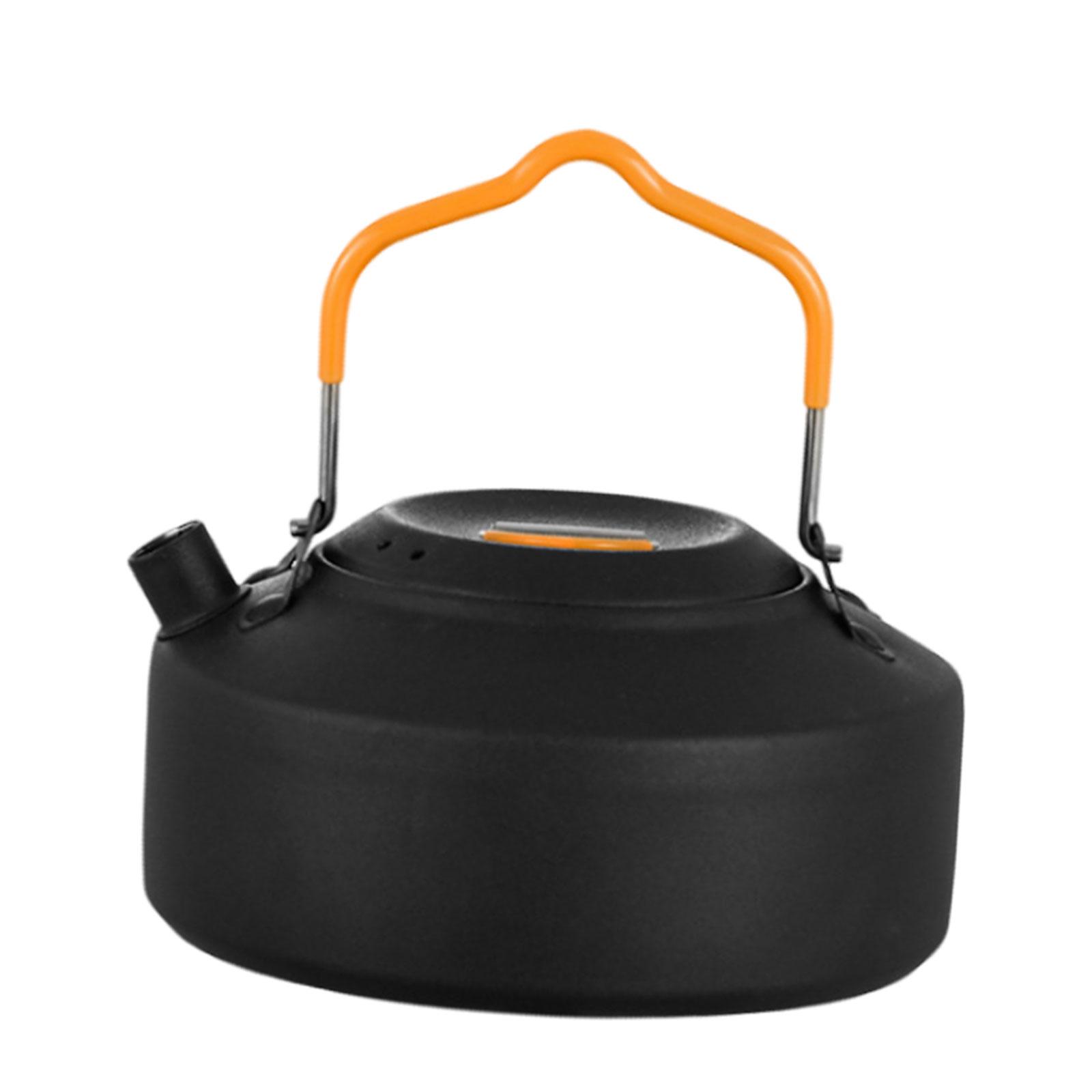 หม้อต้มกาแฟแบบพกพาสำหรับตั้งแค - Camping Cooking Pot With Lid บทวิจารณ์และราคา