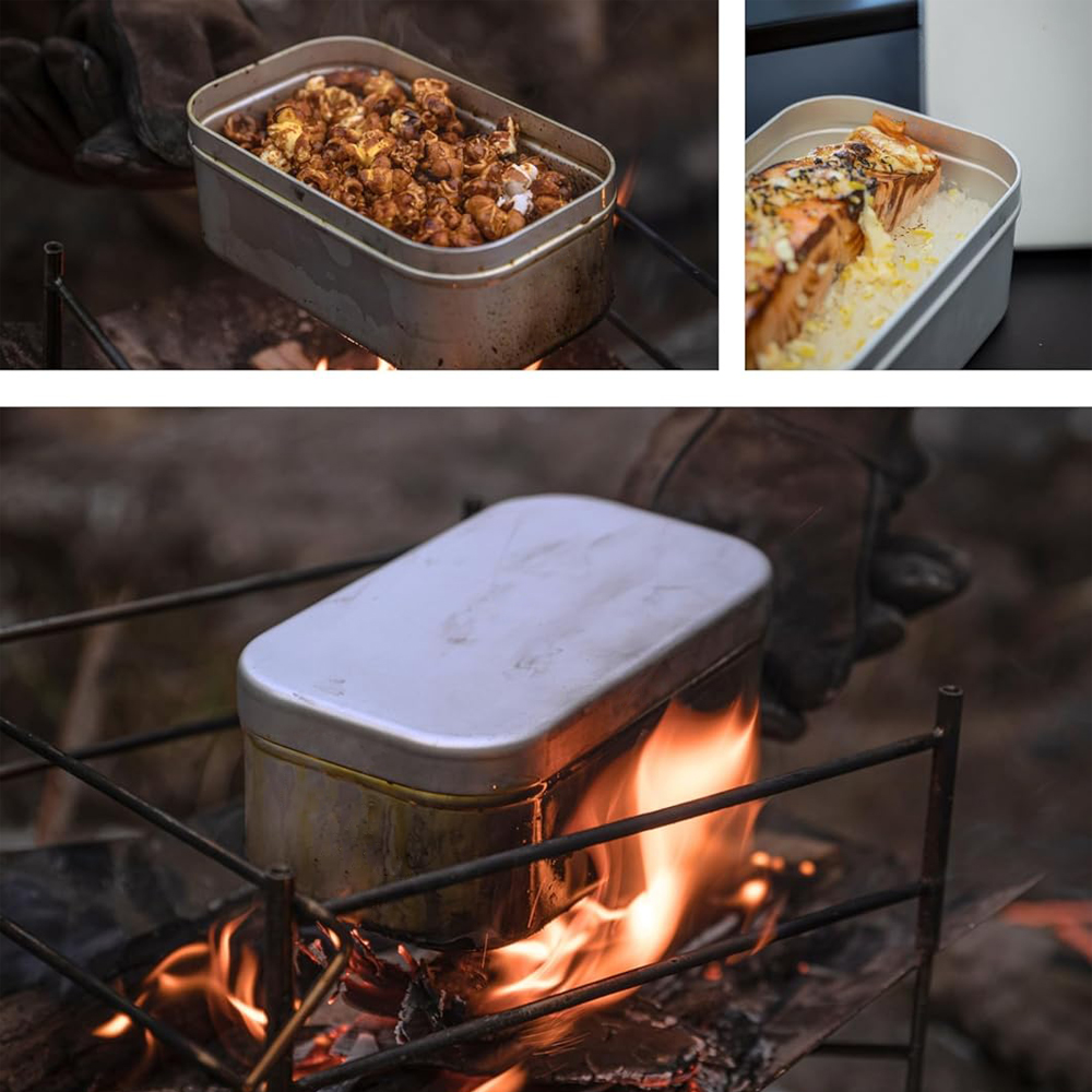 ที่จับกล่องเบนโตะแบบพับได้, ภา - Camping Cooking Tin บทวิจารณ์และราคา