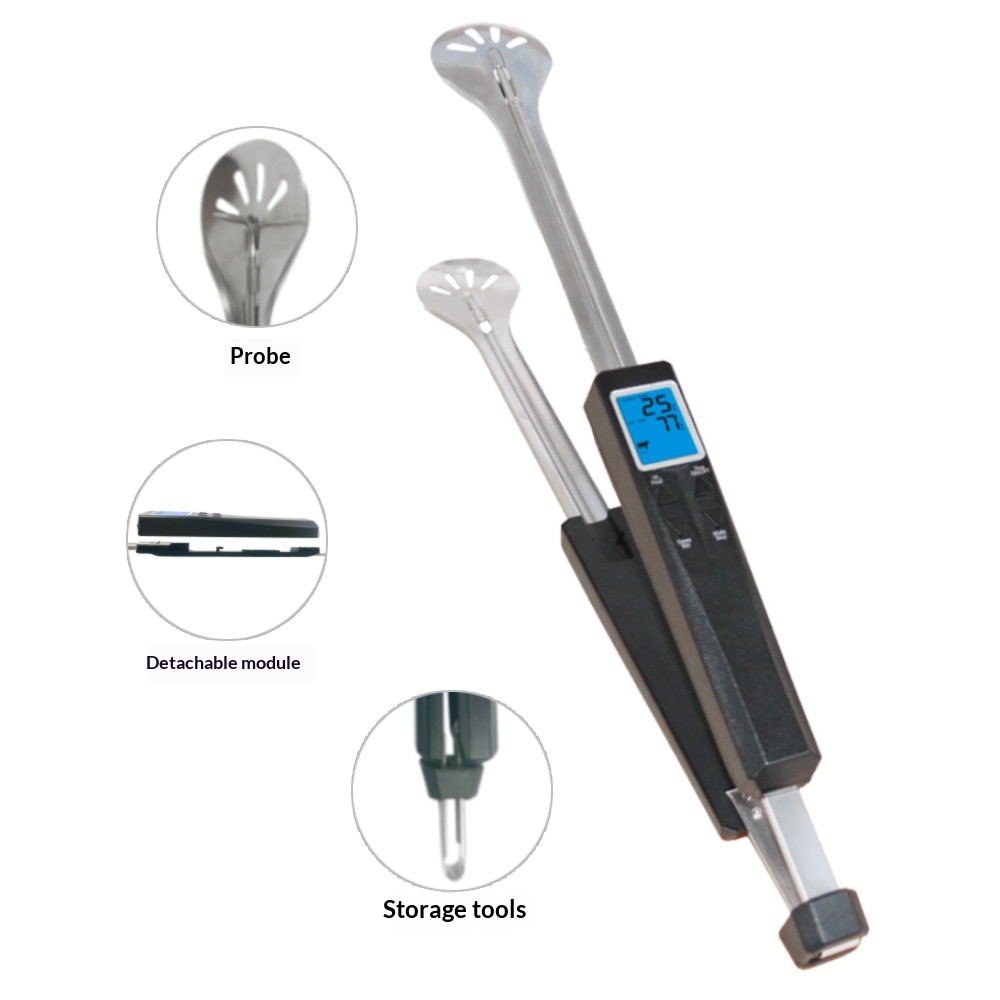 เทอร์โมมิเตอร์วัดอุณหภูมิแบบหน - Meat Thermometer Camp บทวิจารณ์และราคา