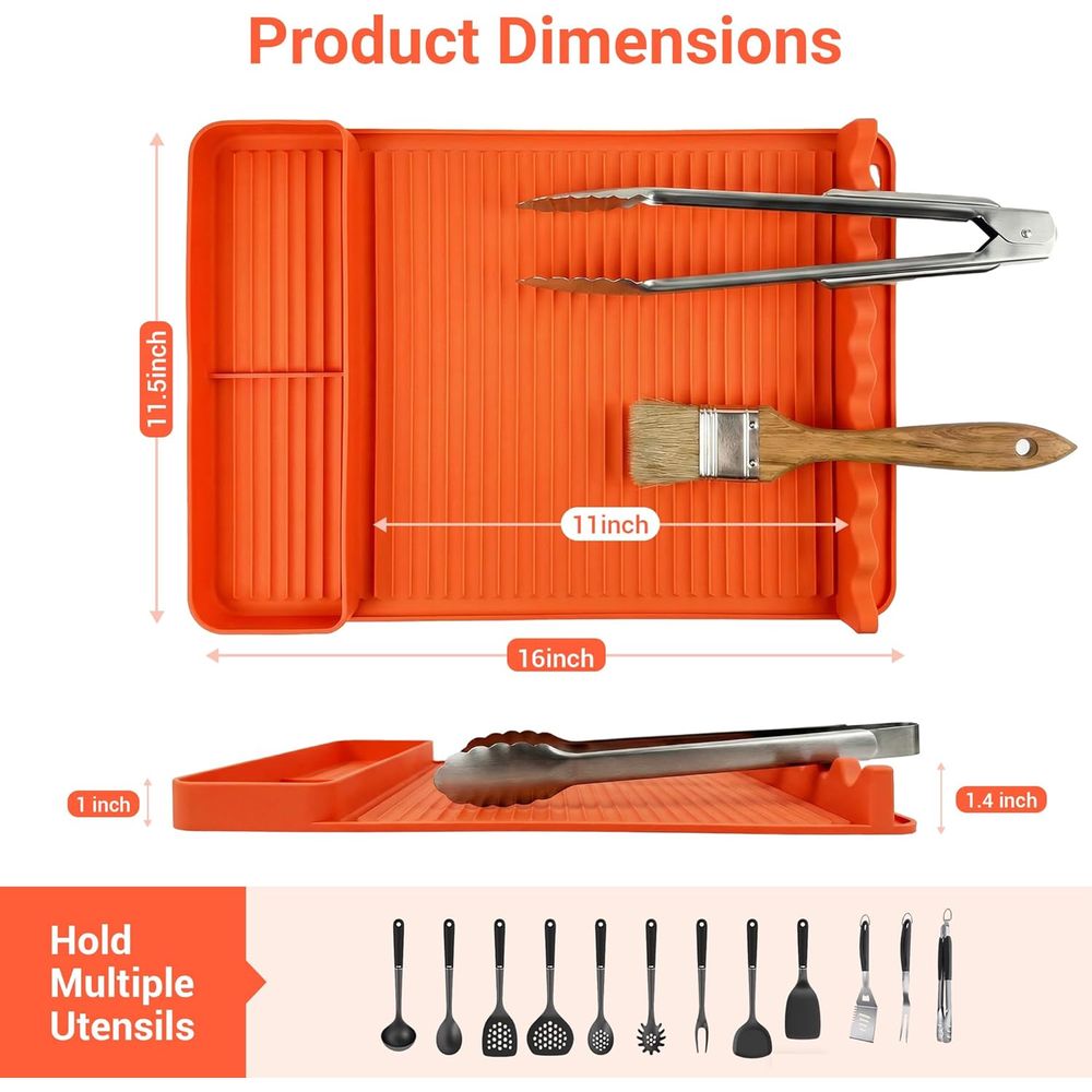แผ่นรองย่างซิลิโคนทนความร้อน - - Camping With Cooking บทวิจารณ์และราคา