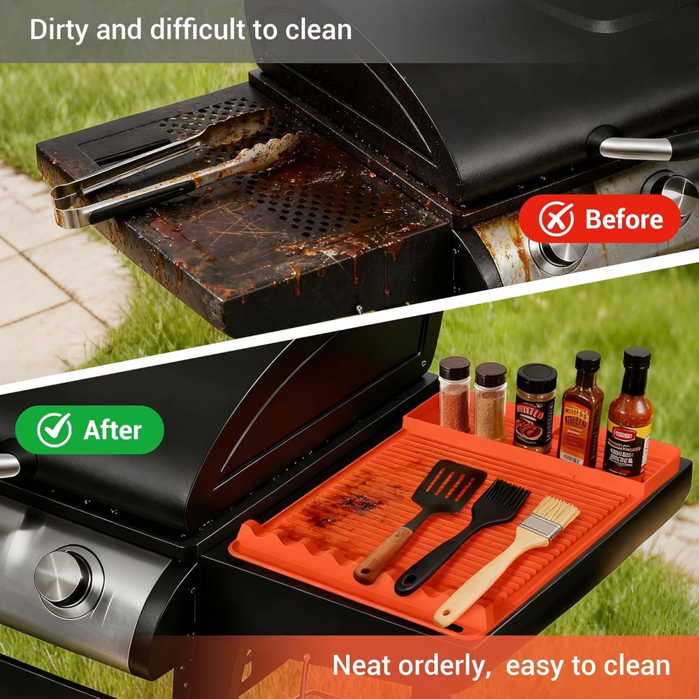 แผ่นรองย่างซิลิโคนทนความร้อน - - Camping With Cooking บทวิจารณ์และราคา