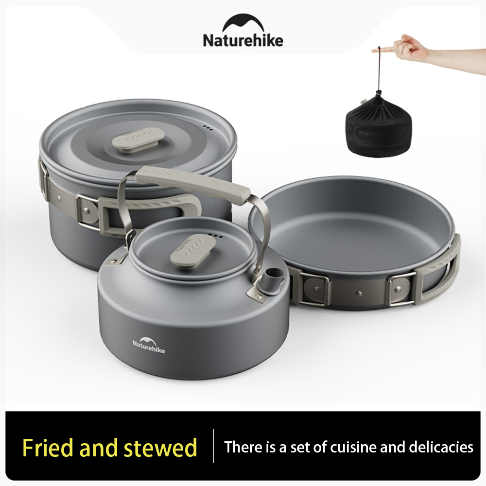 Naturehike ชุดหม้อกลางแจ้ง,อุป - Camping Cooking Sets บทวิจารณ์และราคา