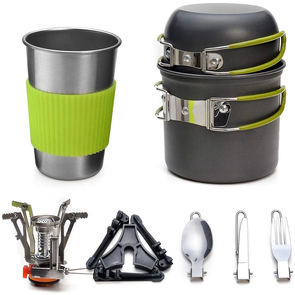 ชุดเครื่องครัวตั้งแคมป์พร้อมเต - Camping Cooking Accessories Set บทวิจารณ์และราคา