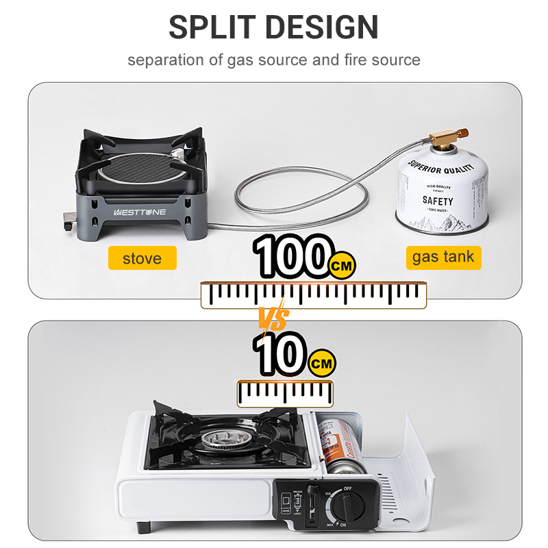 WESTTUNE กลางแจ้งเตาเผาไหม้อิน - Camping Cooking Burner บทวิจารณ์และราคา