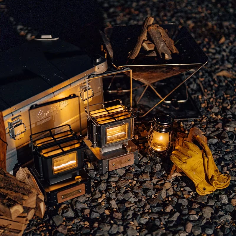 เตาแคมป์ปิ้งสไตล์วินเทจแบบสองห - Camping Double Cooking Stove บทวิจารณ์และราคา
